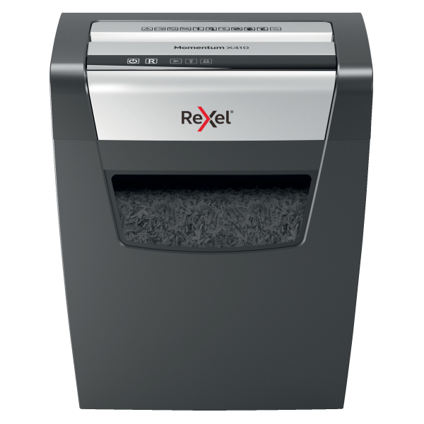Rexel Momentum X410 Cross Cut P4 Paper Shredder - Image 4