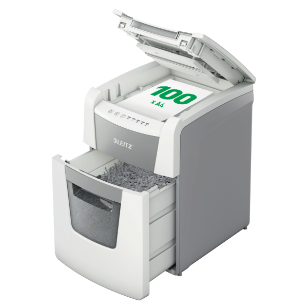 Leitz IQ Autofeed Office 100 P4 Paper Shredder