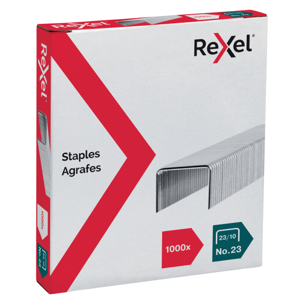 Rexel No. 23/10 Heavy Duty Staples (Box 1000)