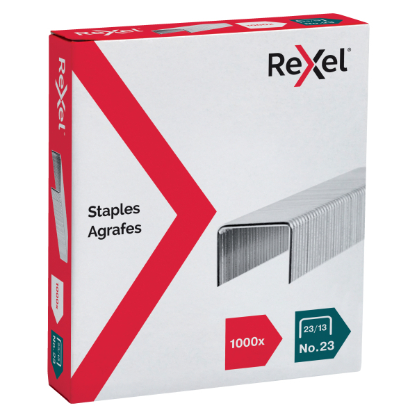 Rexel No. 23/13 Heavy Duty Staples (Box 1000)