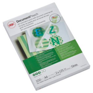 GBC Document Pouch Gloss A4 Standard (250 micron)