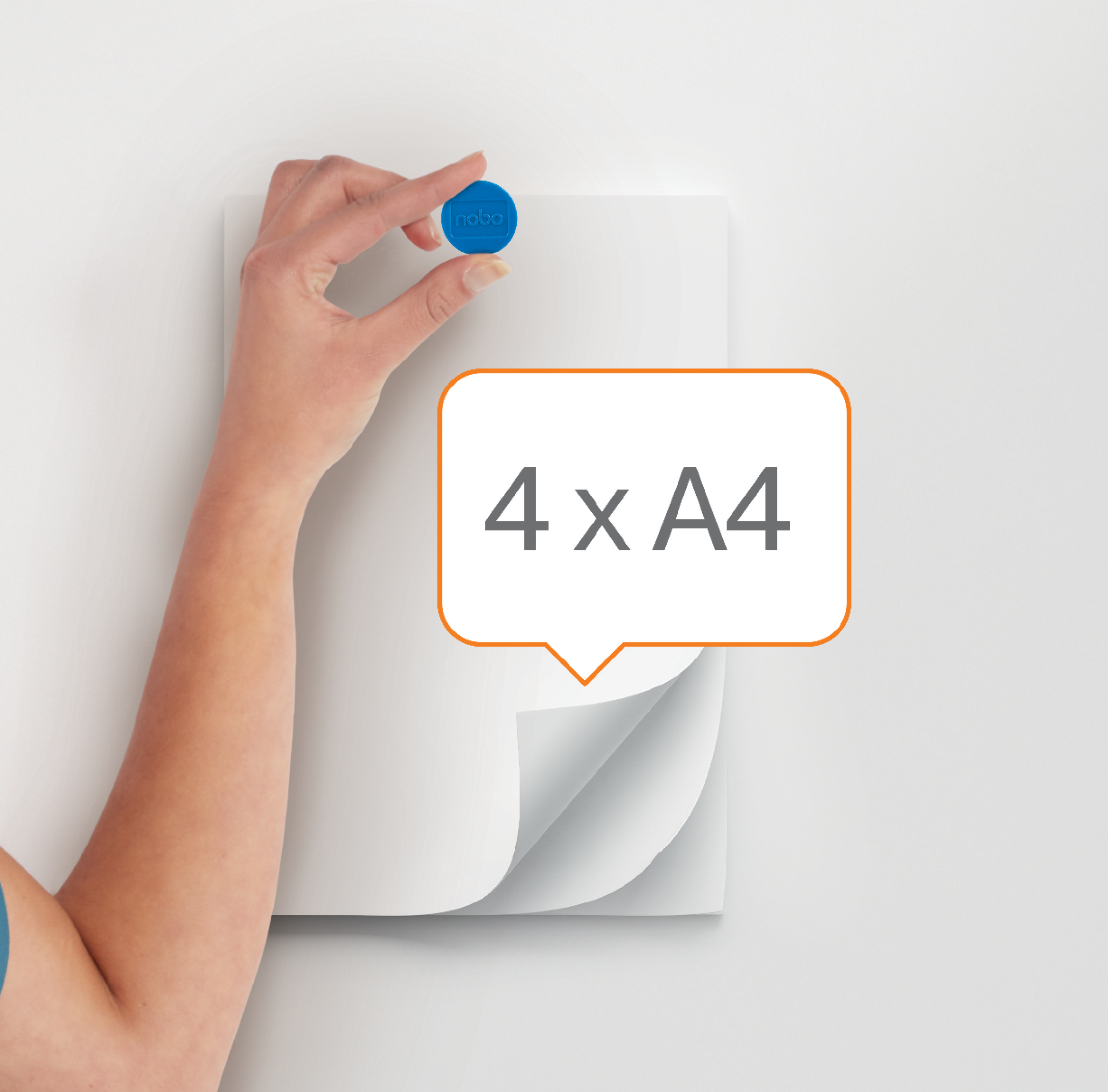Nobo Magnetic Whiteboard Magnets - 24mm (10) - Image 5
