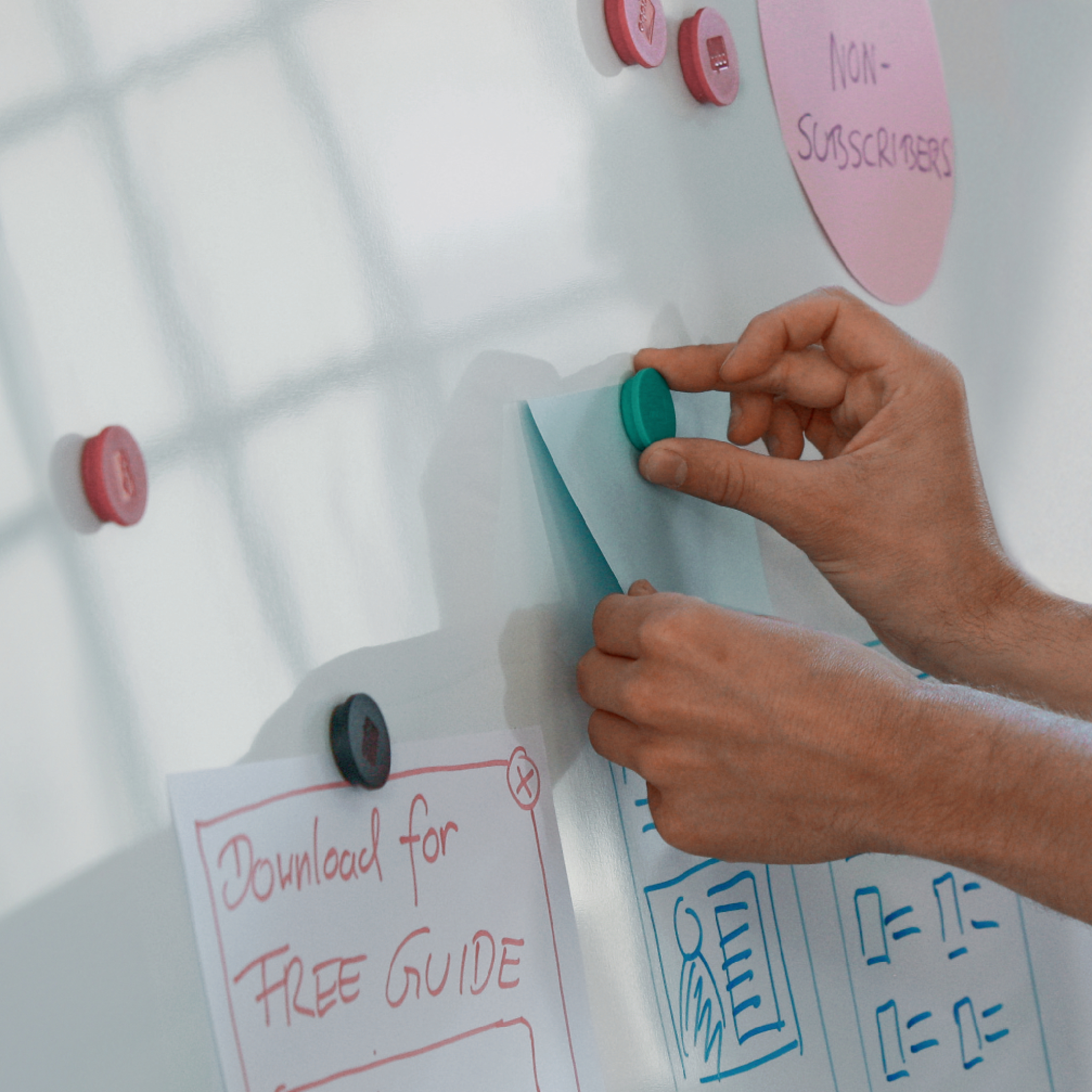 Nobo Magnetic Whiteboard Magnets - 24mm (10) - Image 6
